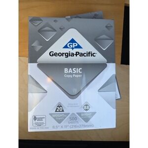 Georgia-Pacific 998090 8.5x11 inch Standard Paper Multipurpose Pack‎ of 500